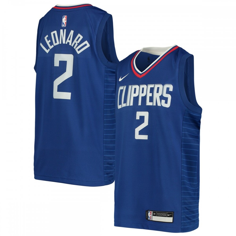 Kawhi Leonard LA Clippers Youth Swingman Jersey - Icon Edition - Royal-Pro Kit Vault | Brand New 26/27 Sports Jerseys